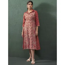 Anouk Printed Knee-Length Dresses-picture-36