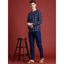 Anouk Pure Cotton Ethnic Motifs Printed A-line Kurta-picture-25