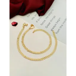 Anouk Set Of 2 Gold-Plated Anklets-picture-12