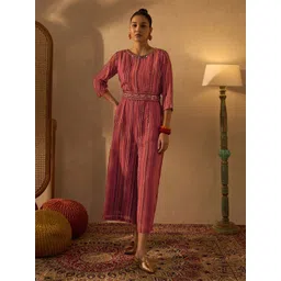 Anouk Striped Basic Jumpsuit with Embellished-picture-22