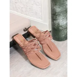 Anouk Textured Open Toe Flats-picture-42