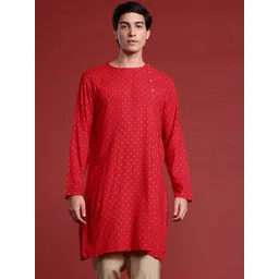 Anouk Tyohaar Collection Ethnic Motifs Print Straight Kurta-picture-16