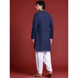 Anouk Tyohaar Collection Pure Cotton Pleated Asymmetric Kurta image 4