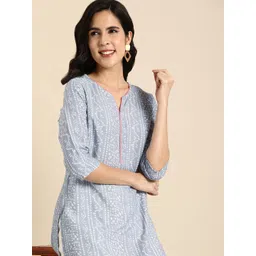 Anouk Women Bandhani Geometric Printed Kurta-picture-30