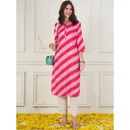 Anouk Women Bandhani Printed Kurta-image-7