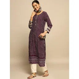 Anouk Women Bandhani Printed Kurta-picture-10