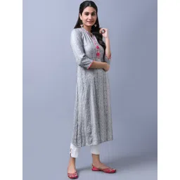 Anouk Women Bandhani Printed Liva Kurta-picture-26