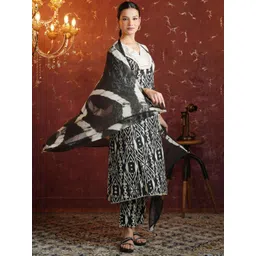 Anouk Women Black Kurta Sets-picture-17