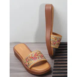 Anouk Women Embellished Ethnic Open Toe Flats-picture-24