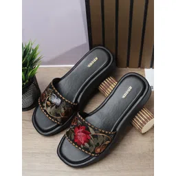 Anouk Women Embellished Ethnic Open Toe Flats-picture-18