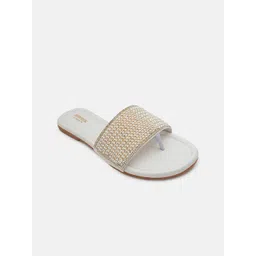 Anouk Women Embellished Open Toe Flats image 5