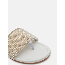 Anouk Women Embellished Open Toe Flats image 4