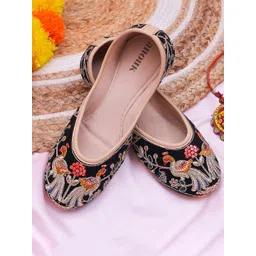 Anouk Women Embellished Party Mojaris with Embroidered Flats-picture-25