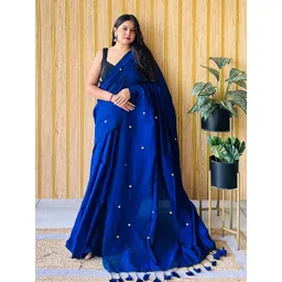 Anouk Women Embellished Pure Cotton Saree-picture-15