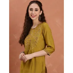 Anouk Women Ethnic Motifs Embroidered Kurta-picture-34