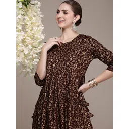 Anouk Women Ethnic Motifs Printed Anarkali Kurta-picture-32