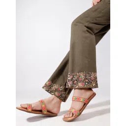 Anouk Women Ethnic Open Toe Flats-picture-33