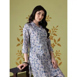 Anouk Women Floral Print Kurta with Trouser-picture-18