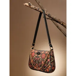 Anouk Women Floral Printed Baguette Shoulder Bag-picture-19