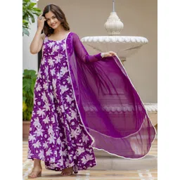 Anouk Women Floral Printed Floral Anarkali Kurta-picture-32