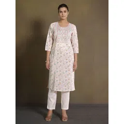 Anouk Women Floral Printed Kurta-picture-24