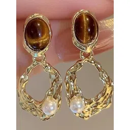 Anouk Women Geometric Drop Earrings-picture-36