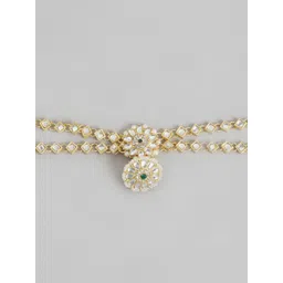 Anouk Women Gold-Plated Kundan Studded Mathapatti-picture-20