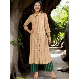 Anouk Women Panelled Kurta with Palazzos-picture-12