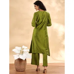 Anouk Women Panelled Kurta with Palazzos image 4