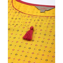 Anouk Women Printed Regular Kurta with Trousers image 2