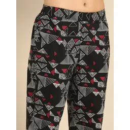 Anouk Women Printed Regular Pure Cotton Kurta with Trousers image 3