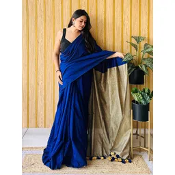 Anouk Women Pure Cotton Khadi Saree-picture-32