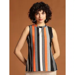 Anouk Women Regular Striped Top-picture-21