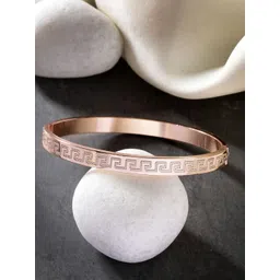 Anouk Women Rose Gold-Plated Kada Bracelet-picture-27