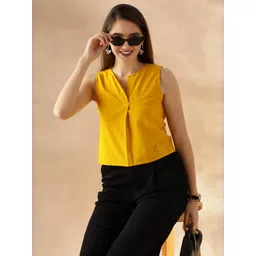 Anouk Women Solid Crop Top-image-34