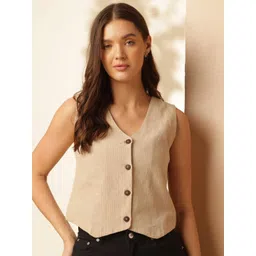 Anouk Women Striped Cotton Shirt Style Top-picture-39