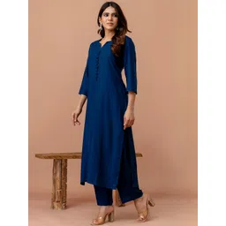 Anouk Women Viscose Rayon Straight Kurtas-picture-11
