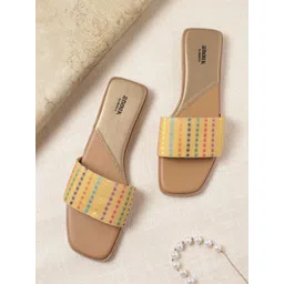 Anouk Women Woven Design Open Toe Flats-picture-37