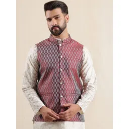 Anouk Woven Design Nehru Jacket-picture-25