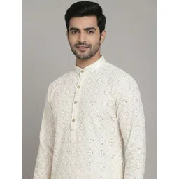 Anouk Mirage Men Embroidered Regular Sequinned Kurta with Pyjamas-picture-15