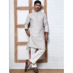 Anouk Mirage Men Embroidered Regular Thread Work Kurta with Pyjamas-picture-14