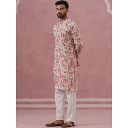 Anouk Mirage Men Ethnic Motifs Printed Regular Kurta with Pyjamas-picture-13