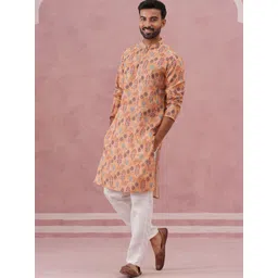 Anouk Mirage Men Ethnic Motifs Printed Regular Kurta with Pyjamas-picture-38