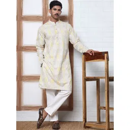 Anouk Mirage Men Ethnic Motifs Printed Regular Kurta with Pyjamas-picture-13