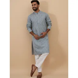 Anouk Mirage Men Ethnic Motifs Printed Regular Kurta with Pyjamas-picture-10