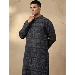 Anouk Mirage Men Ethnic Motifs Printed Regular Kurta with Pyjamas image 1