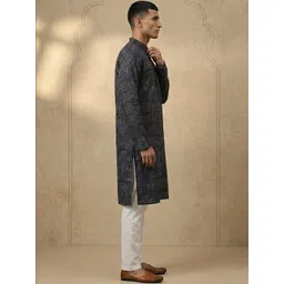 Anouk Mirage Men Ethnic Motifs Printed Regular Kurta with Pyjamas image 2