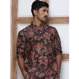 Anouk Mirage Men Floral Printed Regular Kurta with Pyjamas image 1