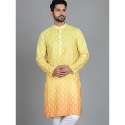 Anouk Mirage Men Floral Printed Thread Work Kurta-picture-37