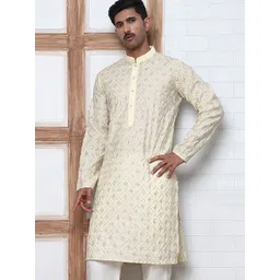 Anouk Mirage Men Geometric Embroidered Sequinned Kurta-picture-27